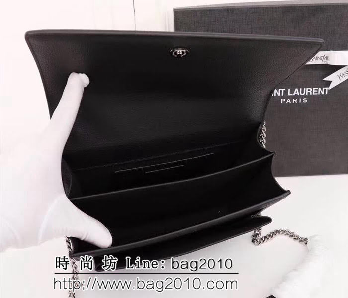 YSL聖羅蘭 爆款出擊 王子文同款原版牛皮SAINT LAURENT 前翻蓋手袋 可肩背斜挎 26606 YAS1104